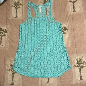 Miken Mint Green Racerback Swim Cover-up